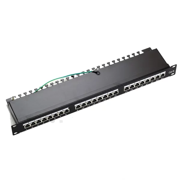 Panneau de brassage Capsys Cat 6 FTP 24 ports