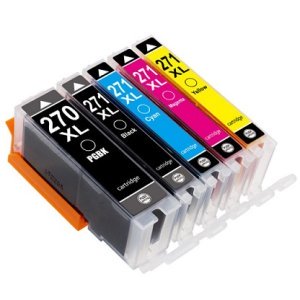 Cartouche Compatible Canon PGI-270XL/CLI-271 XL   Pack 5 Cartouches
