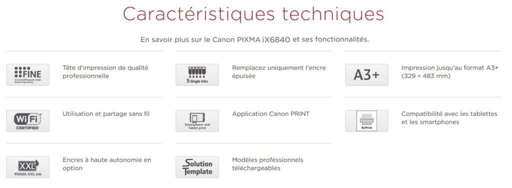 IMPRIMANTE CANON A3 IX6840 WIFI - Vente de Matériel, Mobilier & Accessoires  Informatiques