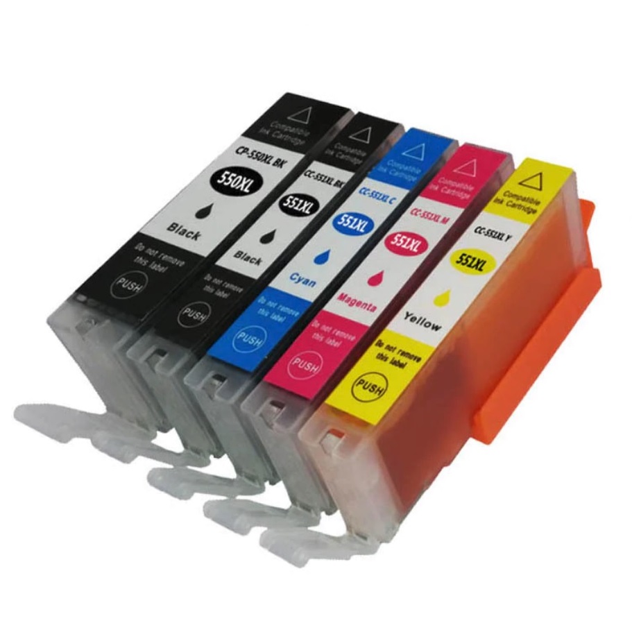 CARTOUCHE COMPATIBLE CANON COULEUR+ BK PGI-550XL / CLI-551XL - CAPMICRO