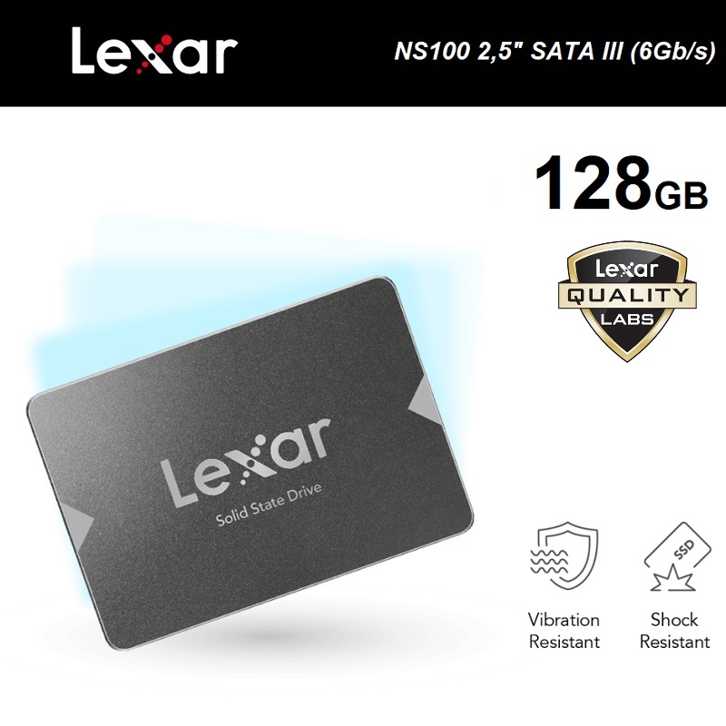 SSD Lexar 128Go NS100 2,5" SATA III (6Gbs) image #00