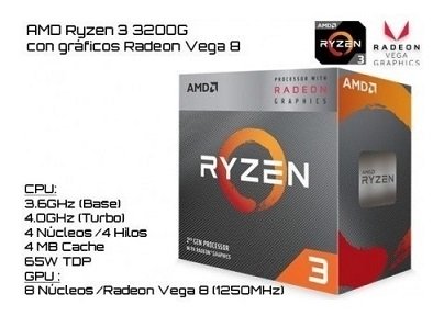 AMD Ryzen™ 3 3200G Avec Radeon™ Vega 8 Graphics – Image 2